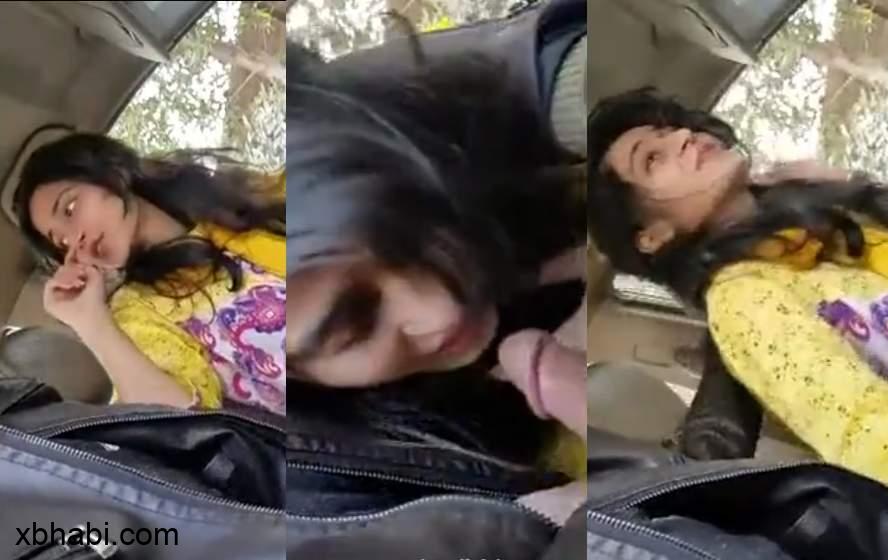 Very Cute and Beautiful Desi GF Giving Blowjob to Her BF